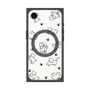 プレミアムスクエアケース with MagSafe［ オリジナル - CASEPLAYイヌ総柄 - black ］