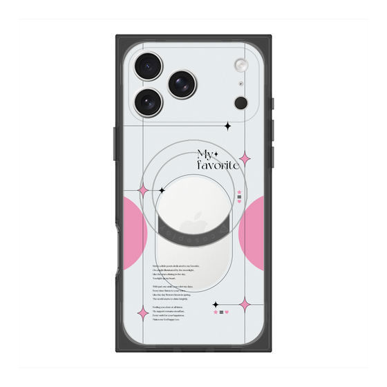 プレミアムスクエアケース with MagSafe［ オリジナル - チェキケース - ピンク ］