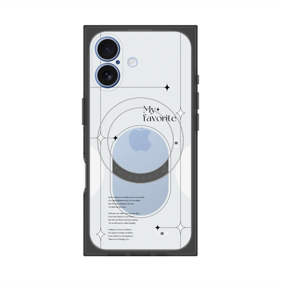 プレミアムスクエアケース with MagSafe［ オリジナル - チェキケース - ホワイト ］