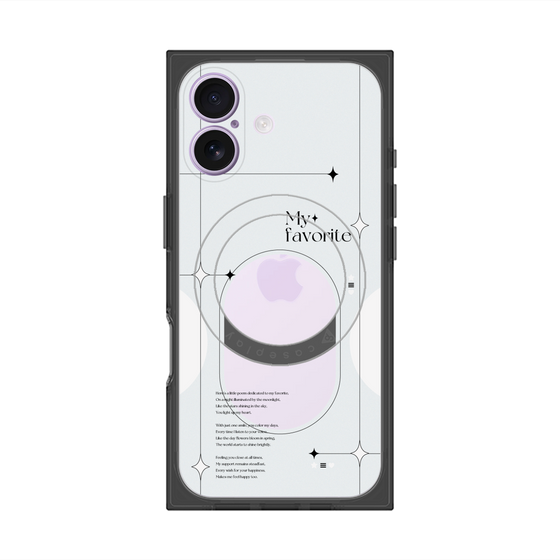 プレミアムスクエアケース with MagSafe［ オリジナル - チェキケース - ホワイト ］