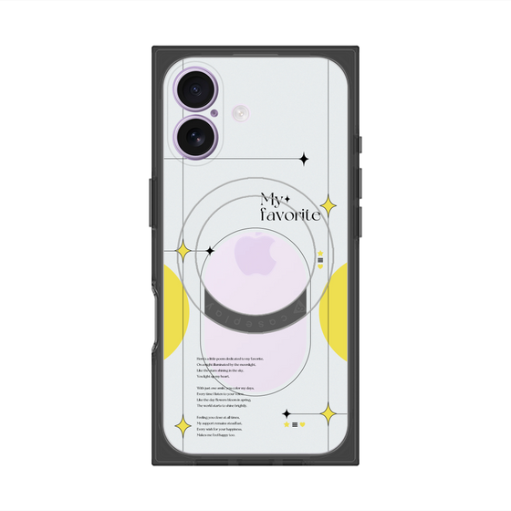 プレミアムスクエアケース with MagSafe［ オリジナル - チェキケース - イエロー ］