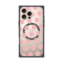 プレミアムスクエアケース with MagSafe［ オリジナル - 推し色水玉 - ピンク ］