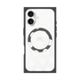 プレミアムスクエアケース with MagSafe［ オリジナル - 推し色水玉 - ホワイト ］