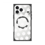 プレミアムスクエアケース with MagSafe［ オリジナル - 推し色水玉 - ホワイト ］