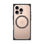 プレミアムスクエアケース with MagSafe［ オリジナル - 推し色チェック - オレンジ ］