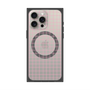 プレミアムスクエアケース with MagSafe［ オリジナル - 推し色チェック - ピンク ］