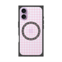 プレミアムスクエアケース with MagSafe［ オリジナル - 推し色チェック - ピンク ］