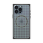 プレミアムスクエアケース with MagSafe［ オリジナル - 推し色チェック - グリーン ］