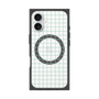プレミアムスクエアケース with MagSafe［ オリジナル - 推し色チェック - グリーン ］