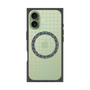 プレミアムスクエアケース with MagSafe［ オリジナル - 推し色チェック - グリーン ］