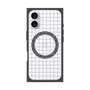 プレミアムスクエアケース with MagSafe［ オリジナル - 推し色チェック - パープル ］