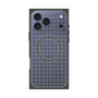 プレミアムスクエアケース with MagSafe［ オリジナル - 推し色チェック - パープル ］