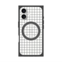 プレミアムスクエアケース with MagSafe［ オリジナル - 推し色チェック - ブラック ］