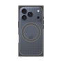 プレミアムスクエアケース with MagSafe［ オリジナル - 推し色チェック - ブラック ］