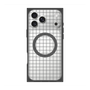 プレミアムスクエアケース with MagSafe［ オリジナル - 推し色チェック - ブラック ］