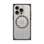 プレミアムスクエアケース with MagSafe［ オリジナル - 推し色チェック - ホワイト ］