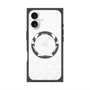 プレミアムスクエアケース with MagSafe［ オリジナル - 推し色三角 - ホワイト ］