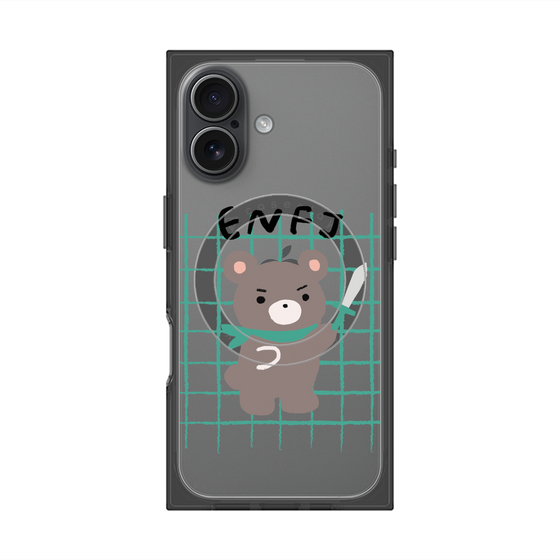 プレミアムスクエアケース with MagSafe［ オリジナル - ENFJ 主人公 - キャラクター ］