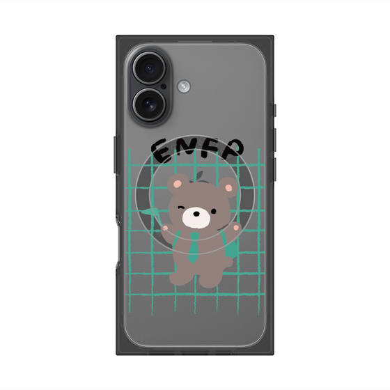 プレミアムスクエアケース with MagSafe［ オリジナル - ENFP 運動家 - キャラクター ］