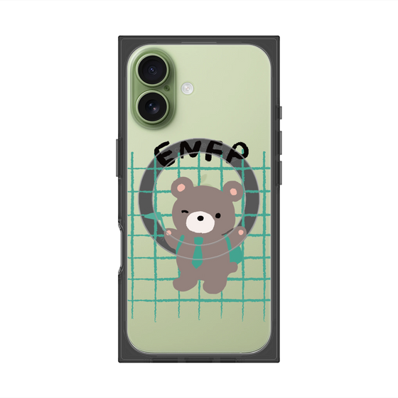 プレミアムスクエアケース with MagSafe［ オリジナル - ENFP 運動家 - キャラクター ］