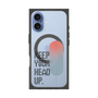 プレミアムスクエアケース with MagSafe［ オリジナル - ドットオーバーレイ - KEEP YOUR HEAD UP/A ］