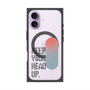 プレミアムスクエアケース with MagSafe［ オリジナル - ドットオーバーレイ - KEEP YOUR HEAD UP/A ］
