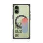 プレミアムスクエアケース with MagSafe［ オリジナル - ドットオーバーレイ - KEEP YOUR HEAD UP/A ］