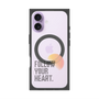 プレミアムスクエアケース with MagSafe［ オリジナル - ドットオーバーレイ - FOLLOW YOUR HEART/A ］