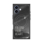 プレミアムスクエアケース with MagSafe［ オリジナル - ドットオーバーレイ - FOLLOW YOUR HEART/B ］