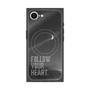 プレミアムスクエアケース with MagSafe［ オリジナル - ドットオーバーレイ - FOLLOW YOUR HEART/B ］