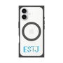 プレミアムスクエアケース with MagSafe［ オリジナル - ESTJ 幹部 - アルファベット ］