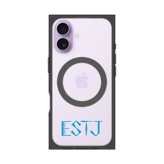 プレミアムスクエアケース with MagSafe［ オリジナル - ESTJ 幹部 - アルファベット ］