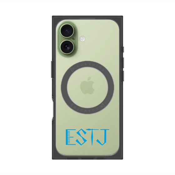 プレミアムスクエアケース with MagSafe［ オリジナル - ESTJ 幹部 - アルファベット ］