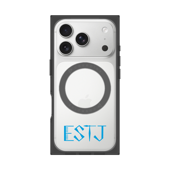 プレミアムスクエアケース with MagSafe［ オリジナル - ESTJ 幹部 - アルファベット ］