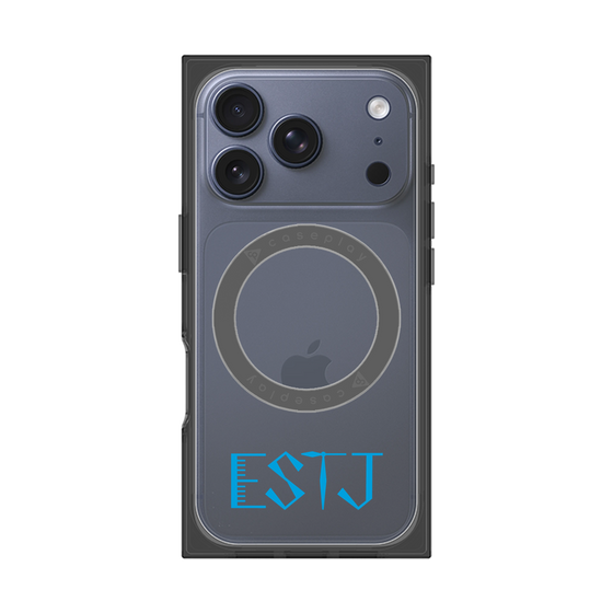 プレミアムスクエアケース with MagSafe［ オリジナル - ESTJ 幹部 - アルファベット ］