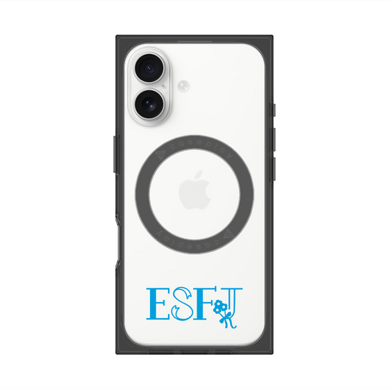 プレミアムスクエアケース with MagSafe［ オリジナル - ESFJ 領事 - アルファベット ］