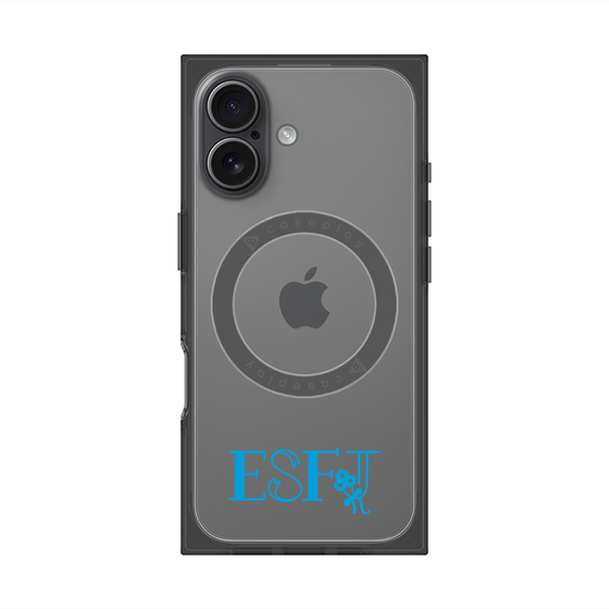 プレミアムスクエアケース with MagSafe［ オリジナル - ESFJ 領事 - アルファベット ］