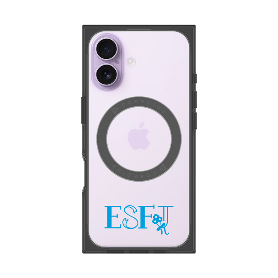 プレミアムスクエアケース with MagSafe［ オリジナル - ESFJ 領事 - アルファベット ］