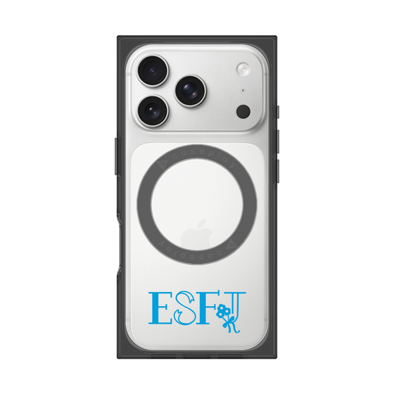 プレミアムスクエアケース with MagSafe［ オリジナル - ESFJ 領事 - アルファベット ］