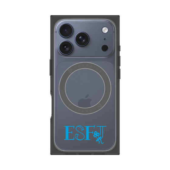 プレミアムスクエアケース with MagSafe［ オリジナル - ESFJ 領事 - アルファベット ］