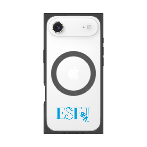 プレミアムスクエアケース with MagSafe［ オリジナル - ESFJ 領事 - アルファベット ］