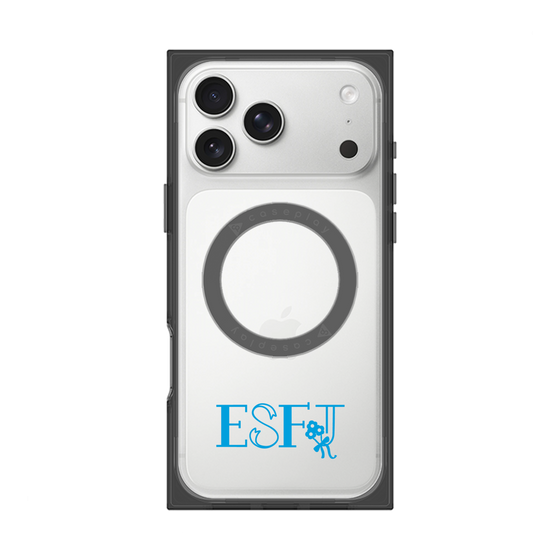 プレミアムスクエアケース with MagSafe［ オリジナル - ESFJ 領事 - アルファベット ］
