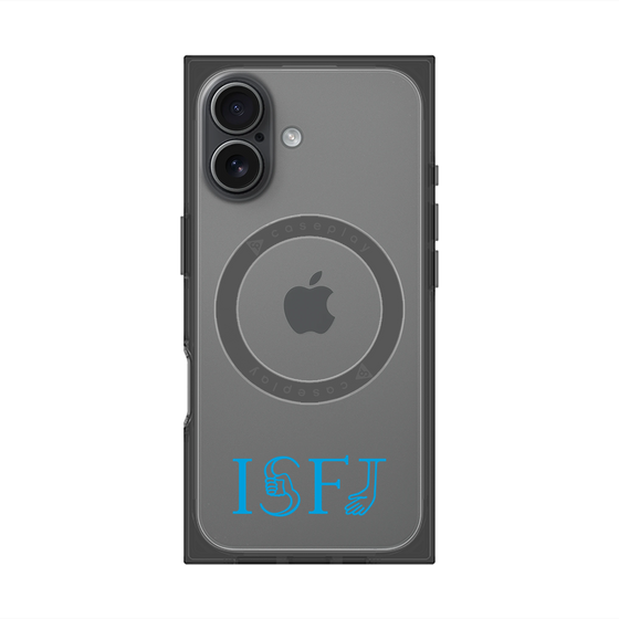 プレミアムスクエアケース with MagSafe［ オリジナル - ISFJ 擁護者 - アルファベット ］