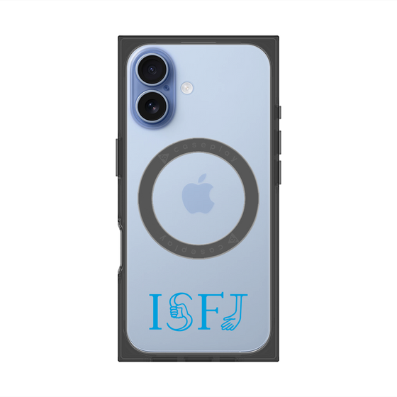 プレミアムスクエアケース with MagSafe［ オリジナル - ISFJ 擁護者 - アルファベット ］