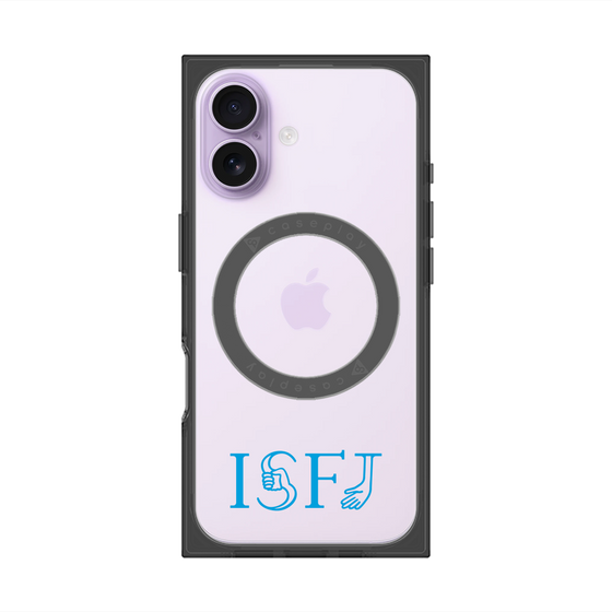 プレミアムスクエアケース with MagSafe［ オリジナル - ISFJ 擁護者 - アルファベット ］