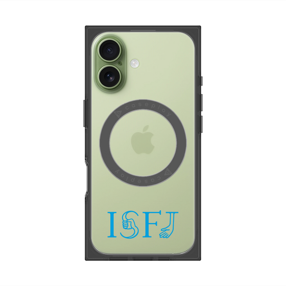 プレミアムスクエアケース with MagSafe［ オリジナル - ISFJ 擁護者 - アルファベット ］