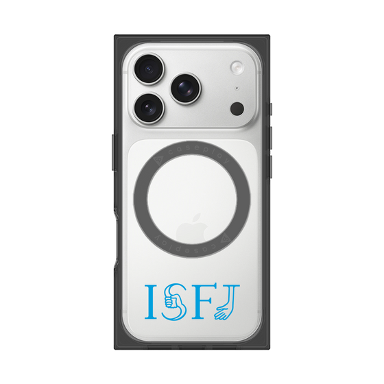 プレミアムスクエアケース with MagSafe［ オリジナル - ISFJ 擁護者 - アルファベット ］