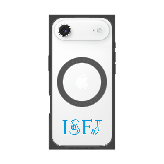 プレミアムスクエアケース with MagSafe［ オリジナル - ISFJ 擁護者 - アルファベット ］