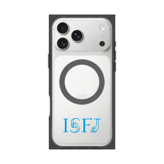 プレミアムスクエアケース with MagSafe［ オリジナル - ISFJ 擁護者 - アルファベット ］