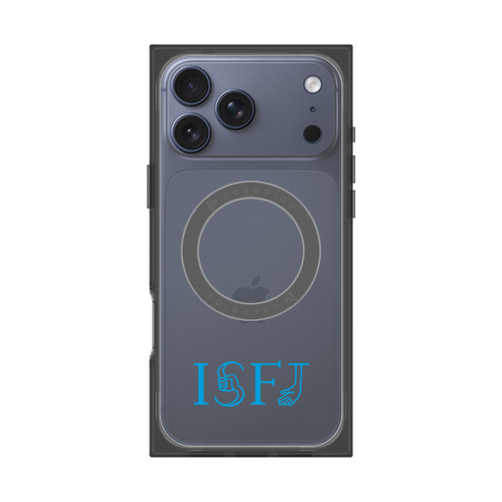 プレミアムスクエアケース with MagSafe［ オリジナル - ISFJ 擁護者 - アルファベット ］